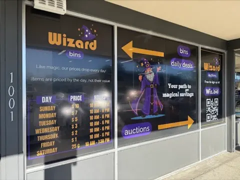 Wizard Bins & Auctions - Santa Rosa storefront in Santa Rosa, CA